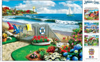 Masterpieces 300 Piece EZ Grip Jigsaw Puzzle - Coastal Getaway - 18"x24"