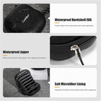 Cwatcun Hard Shell Lens Filter Case, Camera Filter Case for 7 Filters Up to 100mm with Hand Strap, Dustproof & Waterproof Camera Lens Filter Storage Case for ND UV CPL Filter Pouch