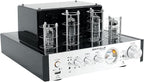 Rockville BluTube 70W Tube Amplifier Stereo Receiver, Bluetooth, EDR, Compact Design, Warm Sound, for Home Audio Enthusiasts