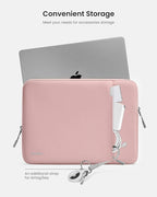 tomtoc 360 Protective Laptop Sleeve for 14-inch MacBook Pro M4/M3/M2/M1 Pro/Max A3112 A3401 A3185 A2992 A2918 A2779 2024-2021, Water-Resistant Case Bag with Accessory Pocket for 13.8 Surface Laptop 7