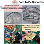 2.4GHz Wireless Mouse Cute Hamster Shape Less Noice Portable Mobile Optical 1200DPI USB Mice Cordless Mouse for PC Laptop Computer Notebook MacBook Kids Girl Men Women Adults Gift (Pink)