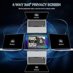 360° Privacy Screen for MacBook Pro 13 Inch(2016-2022, M1, M2)/MacBook Air 13 in(2018-2021,M1), 4 Way Privacy Anti Glare Blue Light Filter Shield Film Anti Spy Laptop Protector for Mac 13In Computer