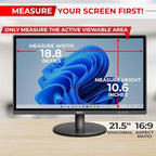 21.5 Inch 16:9 [2 Pack] Computer Privacy Screen Filter for Monitor - Privacy Shield and Anti-Glare Protector