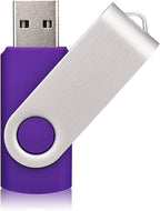 Aiibe 10 Pieces 32GB USB Flash Drive 10 Pack USB 2.0 Memory Stick Thumbdrives (Mix Colors : Black Blue Red Green Orange White Yellow Pink Purple Silver)