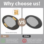 Damex Ear Cushions for Bose qc35 ii Replacement Ear Pads, Compatible with Bose QuietComfort 35 Replacement earpads, Increased Stitching,no Breakage, Protein Leather, Softly. (Silver)