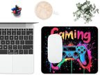 Mouse Pad, Cute Gaming Controller Mouse Pads for Desk, 9.5" x 7.9" Non-Slip Rubber Base Computer Mousepad with Women, Portable Square Design for Wireless Mouse and Pad Laptop Office & Travel