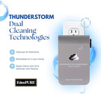EdenPURE Thunderstorm III Air Purifier – Small Plug-In Ozone Generator & Ionizer – Eliminates Odors, Pet Smells, Smoke, Mold – Filter-Free Portable Cleaner for Home, Travel, Car, Office Use