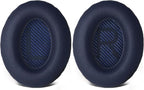 Headphones Replacement Ear Pads,for Bose Quietcomfort QC35 35 ii (Navy Blue) Ear Pads with Softer Leather, Noise Isolation Foam-Blue