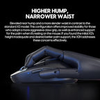 Pulsar Gaming Gears - X2H ES Wireless Gaming Mouse, Symmetrical, Optical Switch, OLED Display, Driverless, PAW3395 Sensor, 100H Battery, 4K dongle Included (Medium, Black)