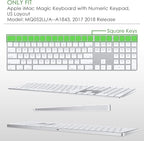 Allinside Ombre Blue Cover for Apple iMac Magic Wireless Keyboard with Numeric Keypad MQ052LL/A A1843 US Layout