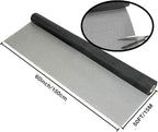Window Screens Replacement, Cuttable Fiberglass Roll Screens Door Mesh, Repair Screens Net DIY Screening Mesh Netting Black for Windows, Door, Pool, Porch,Patio (60inch*50ft)