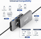 AVLT 4-Port USB 3.1 Gen 2 Type C 10G Hub with 85W PD Charging - Portable Multiport Adapter – Fast Data Transfer and Charging for MacBook, Laptop, PC, iPad (Does NOT Support USB-C Monitor)