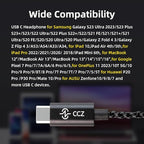 CCZ DC01 Pro USB C Headphones Wired Type-C in Ear Monitor Headphone, Professional USB C Wired Earbuds Super Bass Gaming IEMS with 1DD Patent Ear fin Ear tips for Singer Musician (Black, USBC-With Mic)