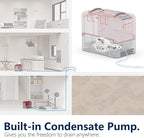 ALORAIR Smart WiFi LGR Commercial Dehumidifier up to 180 PPD (Saturation) with Pump, 5 Years Limited Warranty, Industrial Dehumidifiers APP Control, cETL Listed, for Garage, Flood Restoration