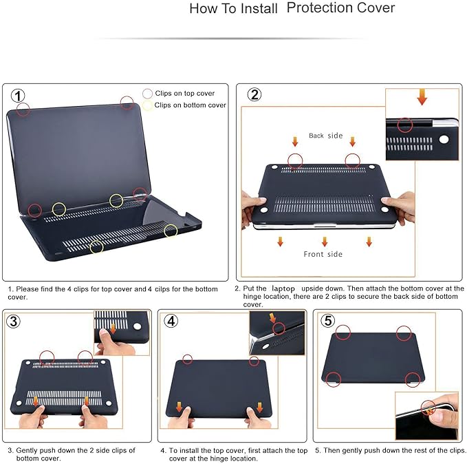 Creativity Music Laptop Shell Compatible with MacBook Air 13 Inch Case 2017 2016 2015 2014 2013 2012 2011 2010 A1466/A1369, AMCJJ Plastic Hard Cover Shell Case & Keyboard Cover &Screen Protector