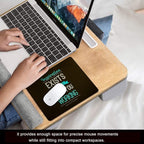 Inspirational Work Quotes Mouse Pad Personalized Design, Non-Slip Surface, Rubber Base, Small Office Desk Pad for Computers and Laptops