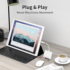 USB C SD Card Reader,3 in 1 USB C Memory Card Reader with Dual Slots and USB Port for iPhone 16 15 Pro Max 15 Plus/Mac/iPad Pro/MacBook Pro/Air/Mini Android Laptop More USBC Typec Devices-Plug & Play