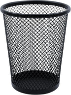 HSYMQ Desk Pencil Pen Holder, Wire Mesh Pen Cup Holder for Desk Organizer and Office Desk Accessories (1 Pack)