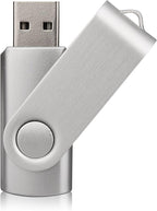 Aiibe 10 Pack 64 GB USB Flash Drives Thumb Drive Jump Drives 64GB 2.0 Flash Drive Bulk (10 Mixed Colors: Black Blue Red Green Orange White Yellow Pink Purple Silver)