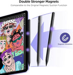 Stylus Pen for iPad 2018-2025, 15Mins Fast Charge for Apple Pencil, Palm Rejection, Compatible with iPad 10/9/8/7/6, iPad Pro 12.9"/11"/13" M4, iPad mini 6/5, iPad Air 5/4/3/11"-13" M2
