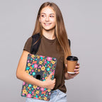 Compatible with MacBook Air 13.6 inch Case, M4 A3240/M3 A3113/M2 A2681 (Released 2025 to 2022), Hard Shell, Keyboard Cover, Screen Protector, Webcam Cover & Type-C Adapter, Colorful Flowers