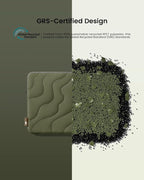 tomtoc 360 Protective Puffy Laptop Sleeve for 13-inch MacBook Air M4(2025)/M3/M2/M1 A3240 A3113, MacBook Pro M2/M1, iPad Air (M3/M2)/Pro M4, Quilted Soft Puffer Bag for 13-inch Surface Pro Copilot+PC