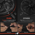 A-Premium 14'' 14 inch Slim Fan Pull Universal Electric Radiator Cooling Fan Assembly, 12V 90W with Mount Kit
