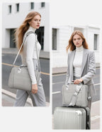 13-14 Inch Laptop Shoulder Bag Business Briefcase Water Resistant Computer Messenger Bags Compatible with MacBook Pro 14, MacBook Air 13 M4, HP, Dell, ASUS Notebook, Grey