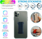 Finger Strap Phone Holder,Cell Phone Finger Grip Strap Holder for Hand, Ultra Thin Anti-Slip Universal Cell Phone Grips Band Holder for Back of Phone - 2Pack(Dark Blue)