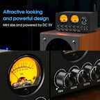 Douk Audio 5 Band Equalizer Bluetooth EQ Preamp for Home Stereo/Computer Speaker/Amplifier with VU Meter (EQ5 Tone Upgraded Version)