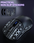 AULA SC580 Wireless Gaming Mouse, Tri-Mode 2.4G/BT5.0/USB-C Gaming Mouse, 12000 DPI Rechargeable Wireless Mouse with 6 Programmable Buttons, Ergonomic Computer Mouse for Laptop/PC/Mac/Tablet