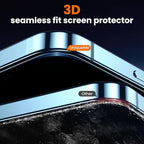 UniqueMe for iPhone 12 Pro Max Privacy Screen Protector - [Military Grade Shatterproof & 9H+ Hardness] Screen Protector 12 Pro Max Tempered Glass Full Coverage Protection, Easy to install, 2 Packs