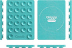 Casely Grippy Aquamarine MagSafe Compatible Cell Phone Mount Silicone Suction Cup Sticky Phone Holder and Stand