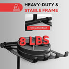 Pyle Portable Folding Laptop Stand - Standing Table with Adjustable Angle, Foldable Height and Four Prong Anti-Slip Tray for iPad, Tablet, DJ Mixer, Workstation, Gaming and Home Use - PLPTS55