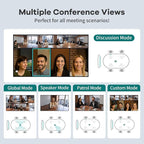 KanDao Meeting Pro - 360 Video Conference Camera, 4-in-One AI Smart Tracking Video Conferencing System, Works on Microsoft Teams, Zoom, Google Meet, Skype etc, Hybrid Meeting Room Zooming Camera