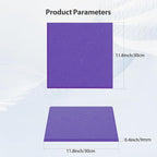 12 Pack Acoustic Panels Self Adhesive Sound Proof Foam, High Density Sound Acoustic Panel, 12X12X0.4 Inch Square Panels in Home, Office, Reccording Room, Studio,and more(Violet)