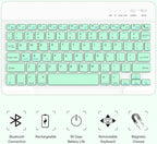 TaIYanG for iPad Air 11 inch M3 & M2 Case with Keyboard 10.9 inch for iPad Air 5 2022/iPad Air 4th Gen Keyboard Case with Pencil Holder, Wireless Keyboard for Air 11" M3/M2 (2025/2024)/iPad Air 5/4