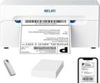 Nelko Bluetooth Thermal Shipping Label Printer, Wireless 4x6 Shipping Label Printer for Small Business, Support Android, iPhone and Windows, Widely Used for Amazon, Ebay, Shopify, Etsy(White)