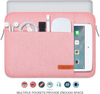 Lacdo Chromebook Case 11 Inch Laptop Sleeve for 11 Inch Acer HP Lenovo Dell Samsung ASUS Chromebook Spin 3 11, 13 inch New Surface Pro 11 Copilot+PC / 10 9 8 X, 11.6" MacBook Air Computer Bag, Peach