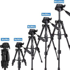 Mini Tripod for Camera,Zomei Travel Table Tripod with 3-Way Pan/Tilt Head 1/4 inches Quick Release Plate and Bag for DSLR Camera Tripod Carrying Bag