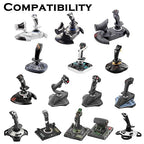 Flight Sim Game Joystick Desk Mount,Hotas Mount - Compatible with Thrustmaster T. Flight Hotas One/4/X,Sol-R2/Sol-R1,SimTask Farmstick,WINWING URSA MINOR Series,G Extreme 3D Pro,Turtle Beach VelocityOne Flightstick and PXN 2113 PRO