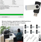 lcwamy 4GB Flash Drives 100 Pack USB Drives Bulk USB Flash Drive 100 Pack Flash Drive Bulk Thumb Drive Pendrive CupShadow (Black, No Logo)