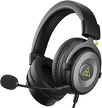 EKSA E900 Headset with Microphone for PC, PS4,PS5, Xbox - Detachable Noise Canceling Mic, 3D Surround Sound, Wired Headphone for Gaming, Computer, Laptop, 3.5MM Jack