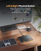 ProtoArc Wired USB Trackpad for Windows 10/11, Large High-Precision Wired Trackpad Mouse with Multi-Gesture, Ultra Slim Portable Aluminum Touchpad Mouse for Computer/Desktop/Laptop