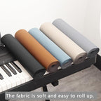 Keyboard Piano Cover, Digital Piano Dust Cover, Light Luxury Soft and Premium Surface, Thickening Electronic Organ Covering Keyboard Update Encasement (Blue)
