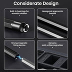 38-in-1 Precision Screwdriver Set,Mini Professional Magnetic Pads Tiny Repair Tool Kit for Macbook,Computer,Laptop,iPhone, PS4,PS5,Xbox, Switch,Eyeglasses,Watch,Ring Doorbell,Electronic,Gifts for Men