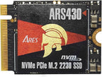 DATO 2TB M.2 2230 SSD, PCIe Gen 4x4 NVMe Internal Solid State Drive with Heatsink, Up to 5000/3200 MB/s, Compatible with Steam Deck, ROG Ally, Surface Pro, Mini PCs, Ultrabook, ARES ARS430