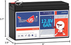 12V 6Ah LiFePO4 Lithium Battery, Deep 2000+ Rechargeable Cycle, Low Self-Discharge and Light Weight, Perfect for Kid Camper, Lights and Solar System Application