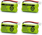 2.4v BT184342 BT284342 BT18433 BT28433 BT183348 BT283348 BT-1011 Replacement Battery Compatible with Phone CS6209 CS6219 CS6229 DS6151 89-1330-01-00 CPH-515D(2-Pack)