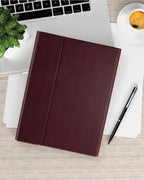 Leather Keyboard Case for iPad Air 5th 4th Generation 10.9 inch Pro 11 1st/2nd/3rd/4th, 7 Color Backlight BT Keyboard Folio with Pencil Holder 2022 2021 2020 2018 (Wine)